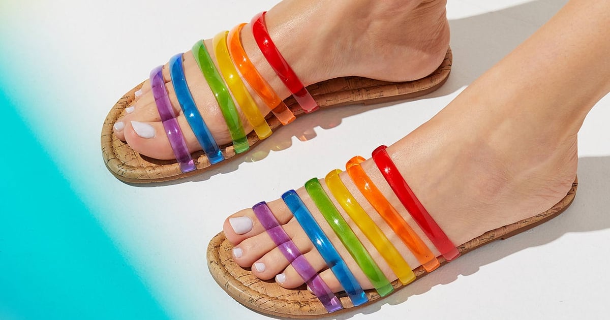 nike holographic slides