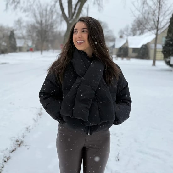 Calvin Klein Short Puffer Jacket With Scarf Review
