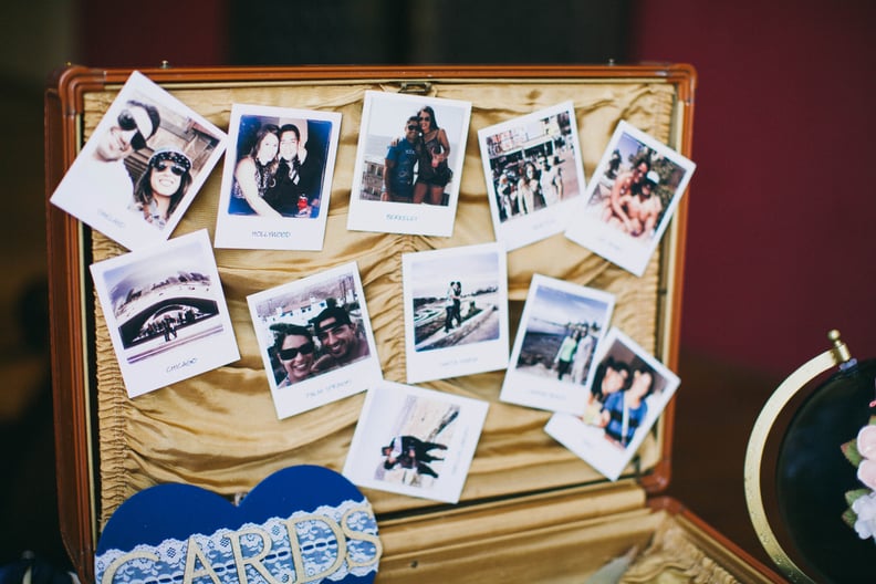 Create a wedding album from fun Polaroids taken on your big day