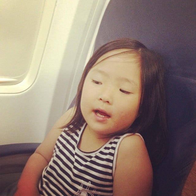 Naleigh Kelley entertained fellow passengers on her Delta flight with a rendition of "Let It Go."
Source: Instagram user joshbkelley