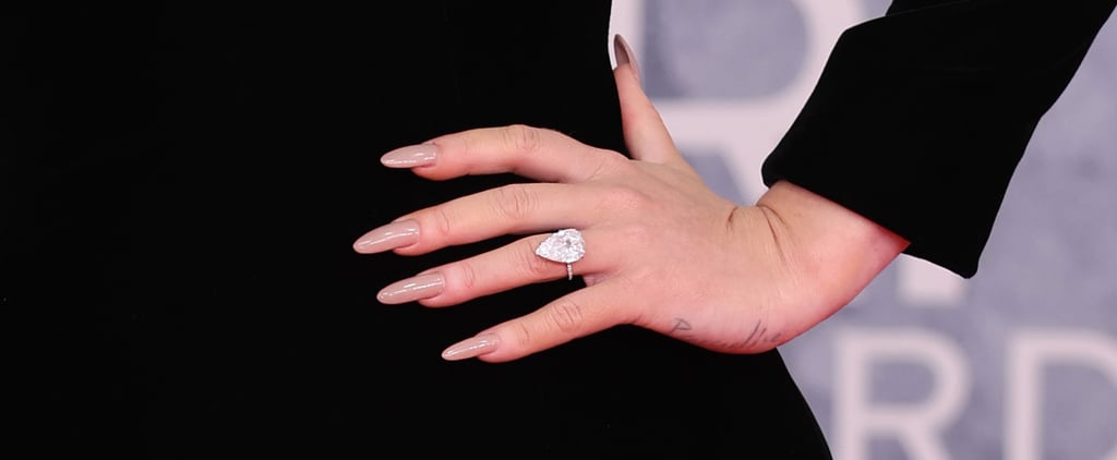 Adele's Pear-Shaped Diamond Engagement Ring at 2022 BRITs