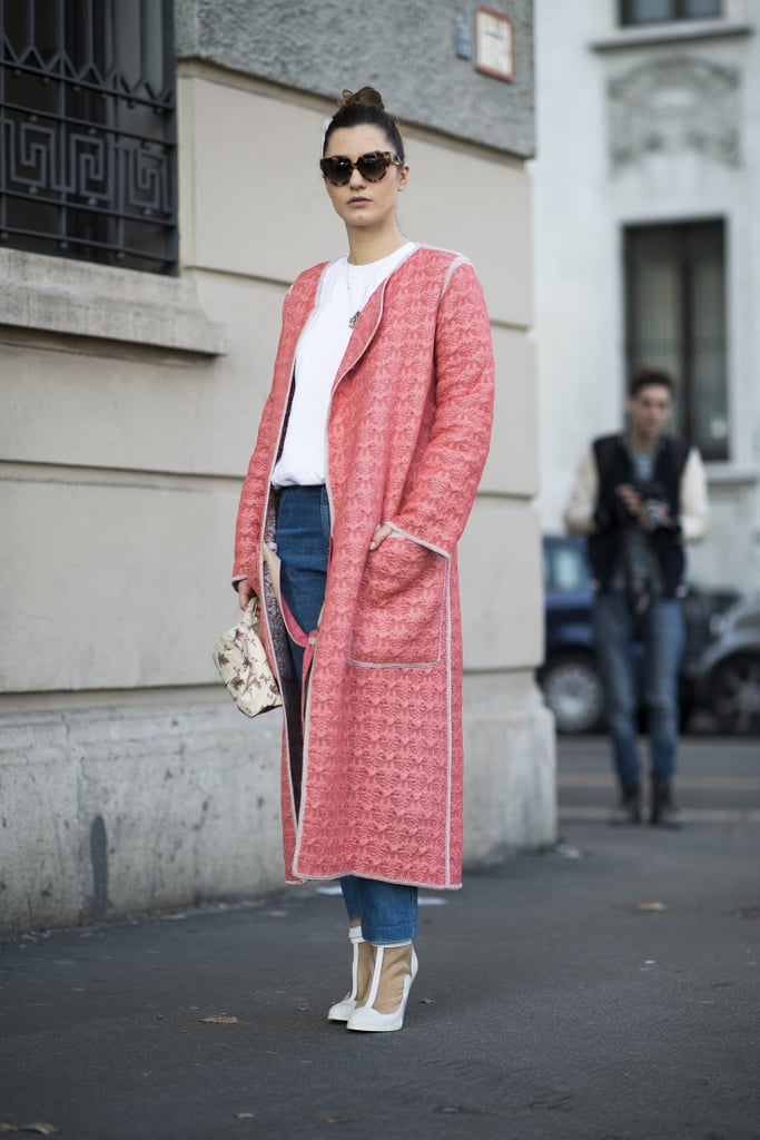 Don't overthink it — let your coat do the work for you, like so. 
Source: Le 21ème | Adam Katz Sinding