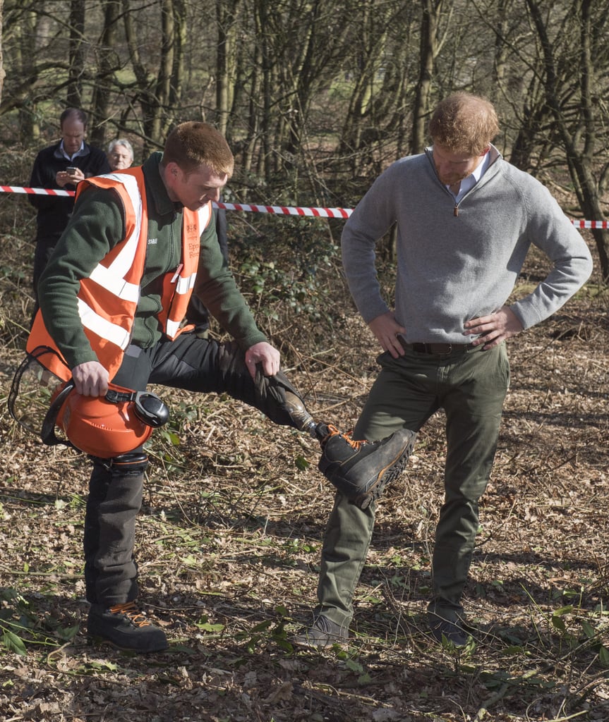 Prince Harry in Epping Forest Photos March 2017