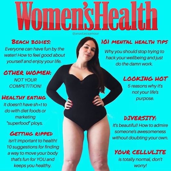 Woman Makes Body-Positive Women's Health Magazine Cover