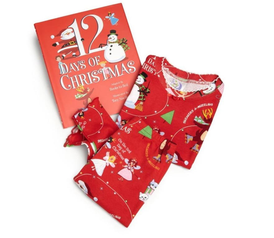 Books To Bed Toddler's & Little Girl's Three-Piece "12 Days of Christmas" Pajamas & Book Set