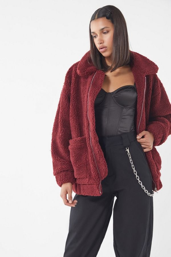 I.AM.GIA + UO Pixie Teddy Coat