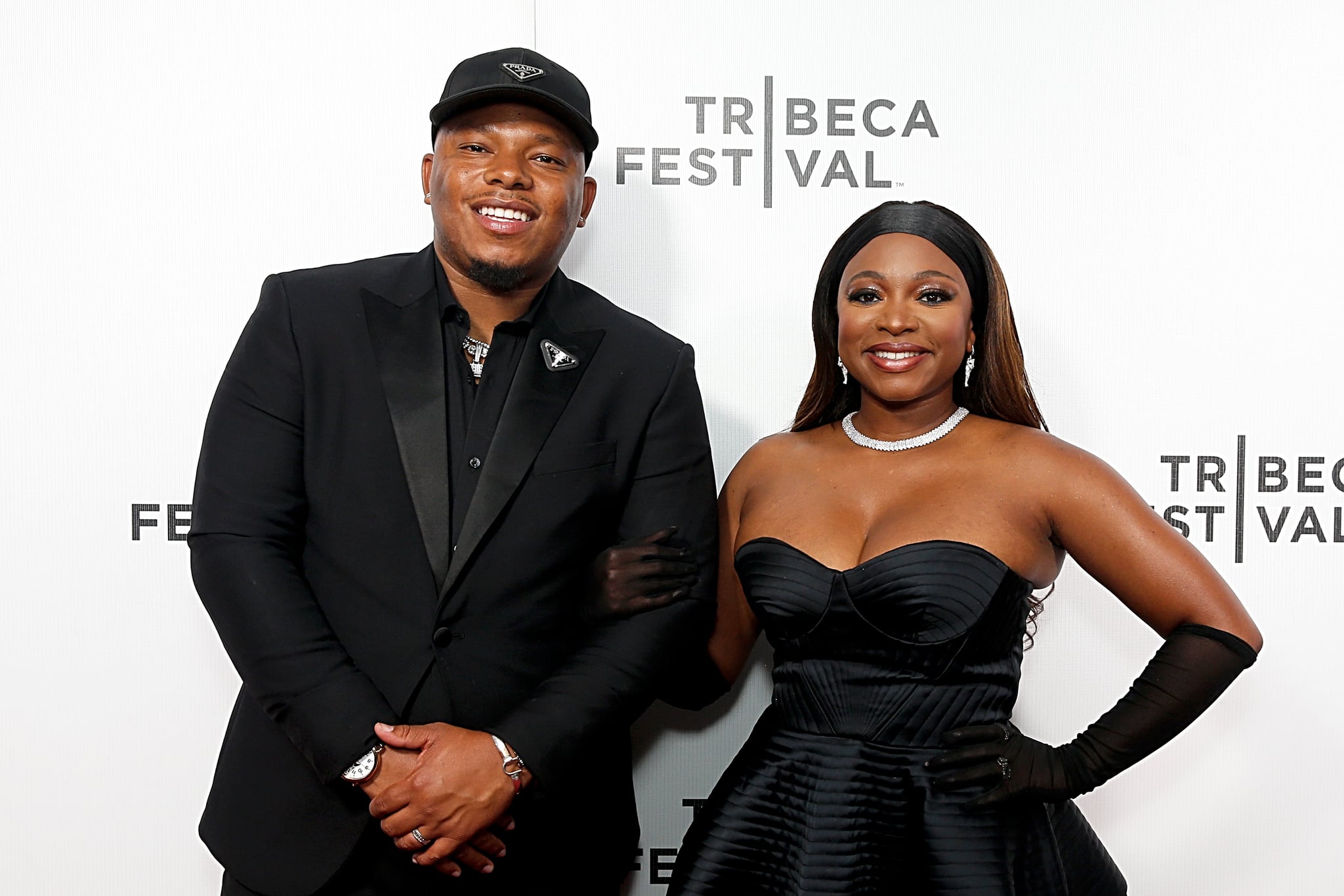 NEW YORK, NEW YORK - JUNE 11: Two Lewis and Naturi Naughton attend 