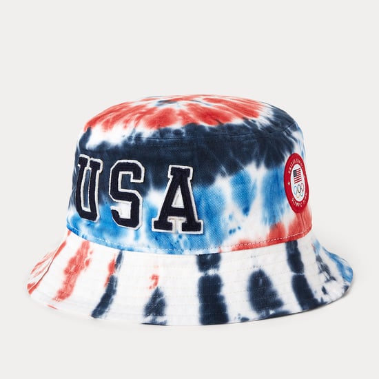 Shop the Tie-Dye Team USA Olympic Bucket Hat by Ralph Lauren