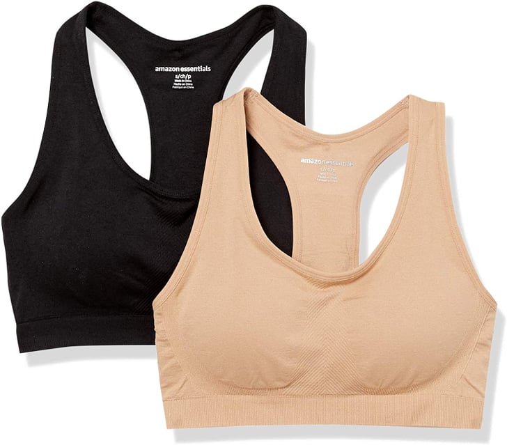 Amazon Essentials Women's 2Pack LightSupport Seamless Sports Bras
