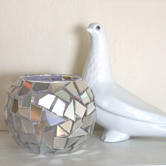 DVD Mosaic Candleholder