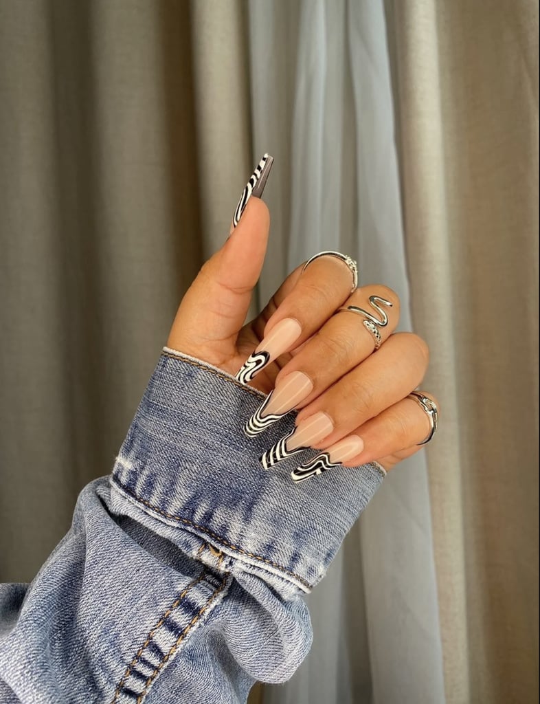 Press-on Nails in a Cool Design