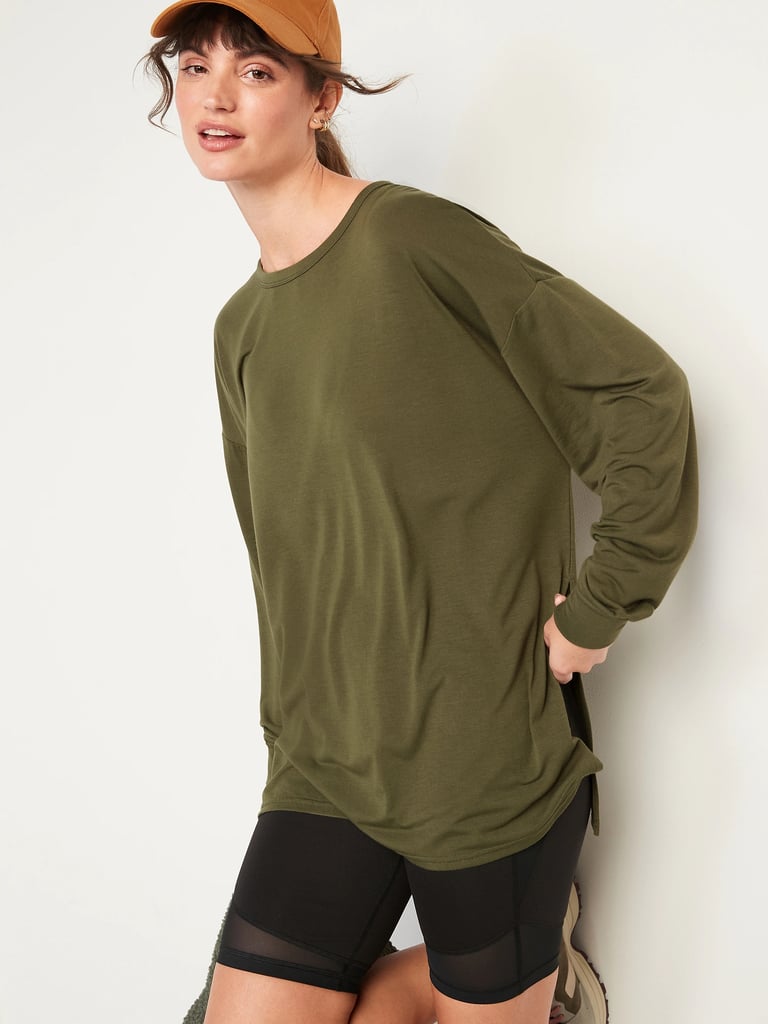 Old Navy Long-Sleeve UltraLite All-Day Performance Tunic T-Shirt