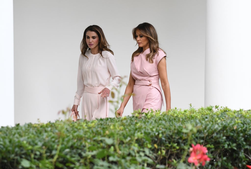 Melania Trump's Pink Wrap Dress