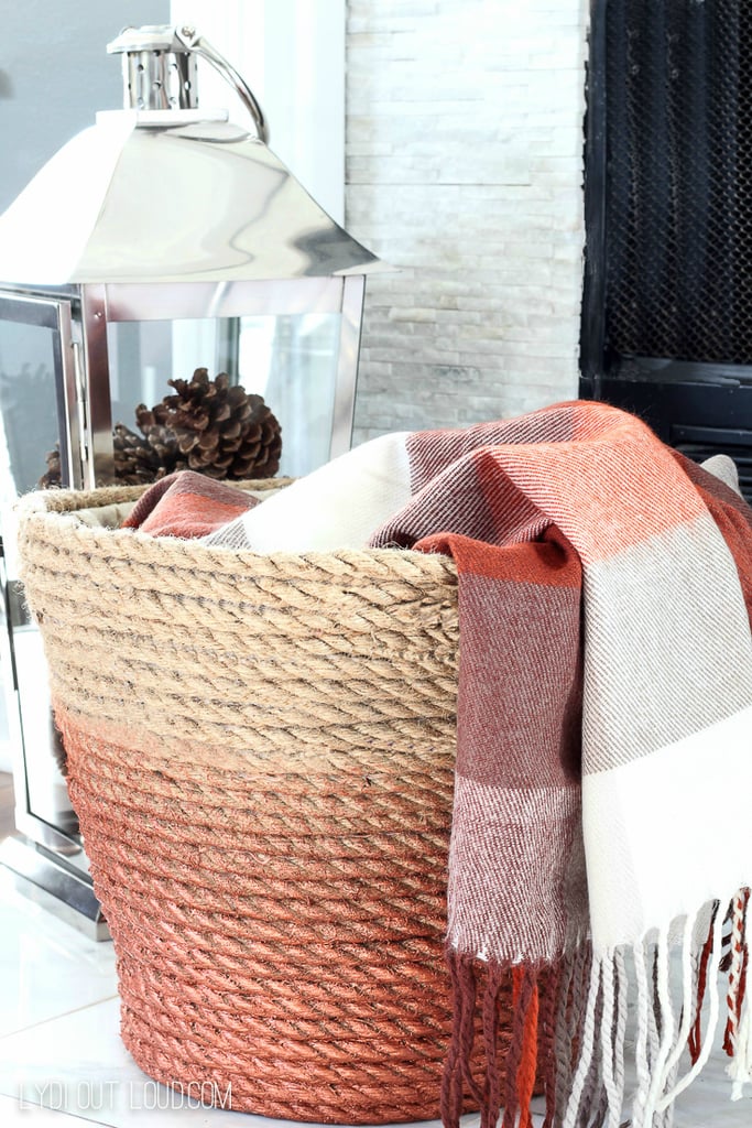 Blanket Basket DIY Christmas Gifts POPSUGAR Smart Living Photo 15
