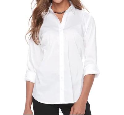 Structured Button-Down Shirt