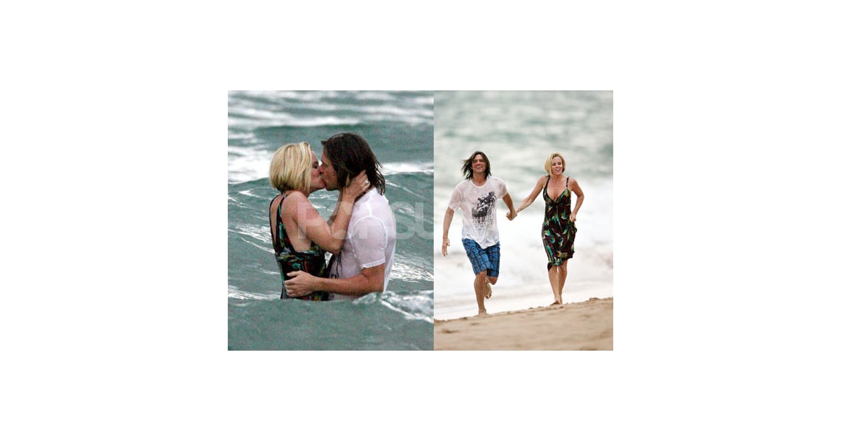 Jim & Jenny Like to Swim In Their Clothes. Wheee! | POPSUGAR Celebrity