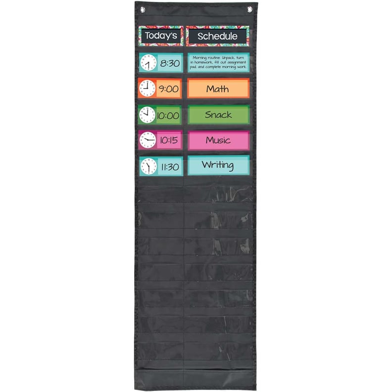 Classroom Scheduling Pocket Chart