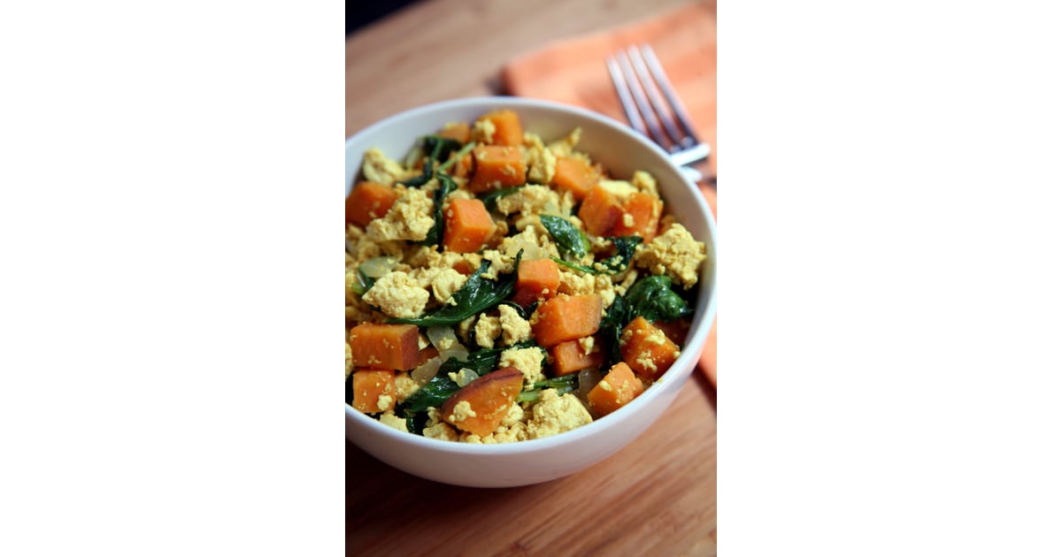 Tofu Scramble With Kale and Sweet Potatoes Healthy Easter Brunch