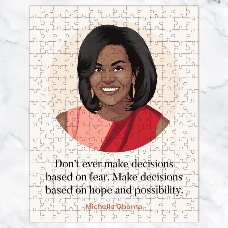 EmpowHerPrints Michelle Obama Puzzle