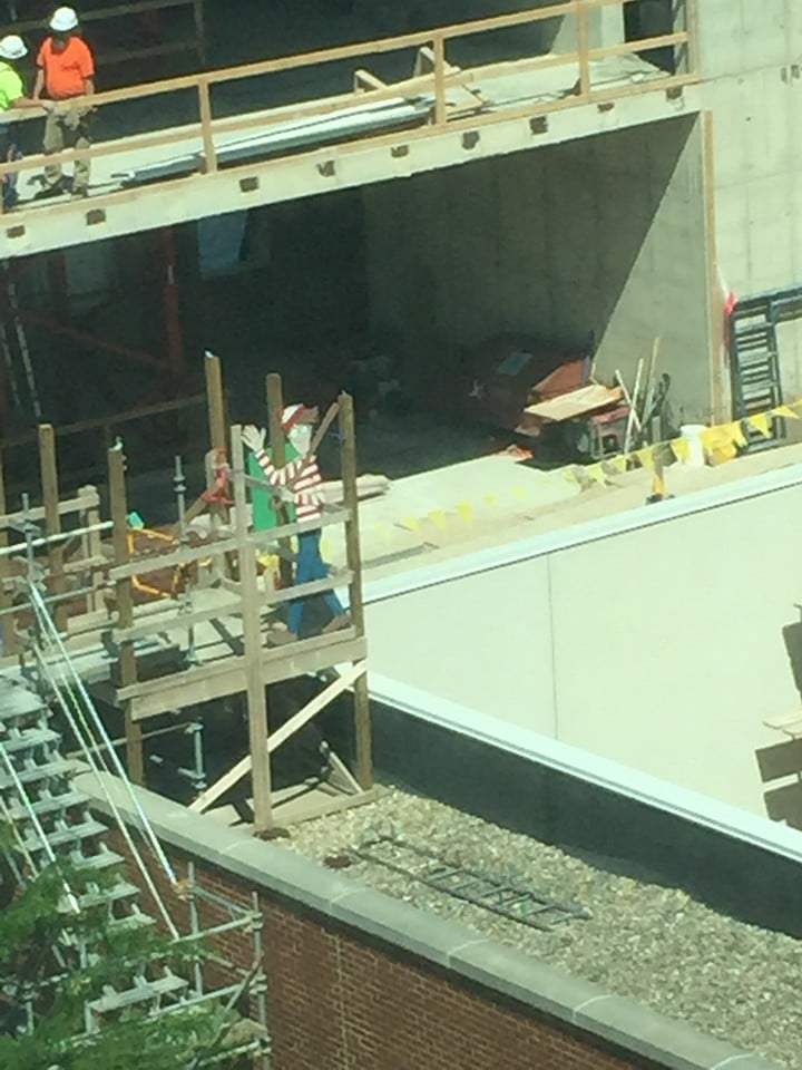 Construction Worker Plays Where's Waldo With Hospital Kids