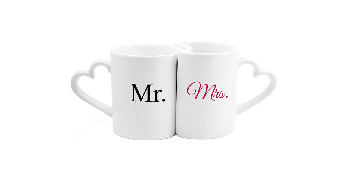 JCPenney Cathy's Concepts Mr. & Mrs. Set of 2 Coffee Mugs Heart