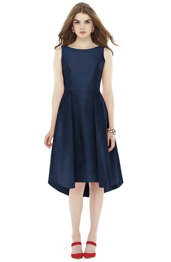 slim fit dress slacks Alfred Sung Dessy – Nearly Newlywed main image 0