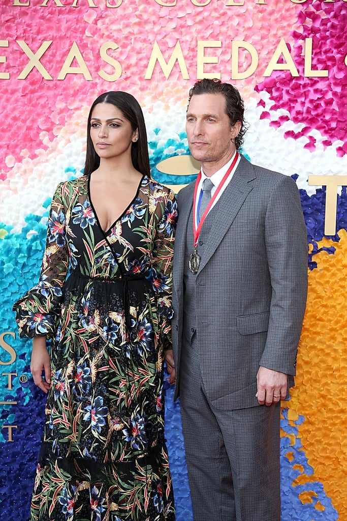 Matthew McConaughey and His Family at Texas Medal of Art