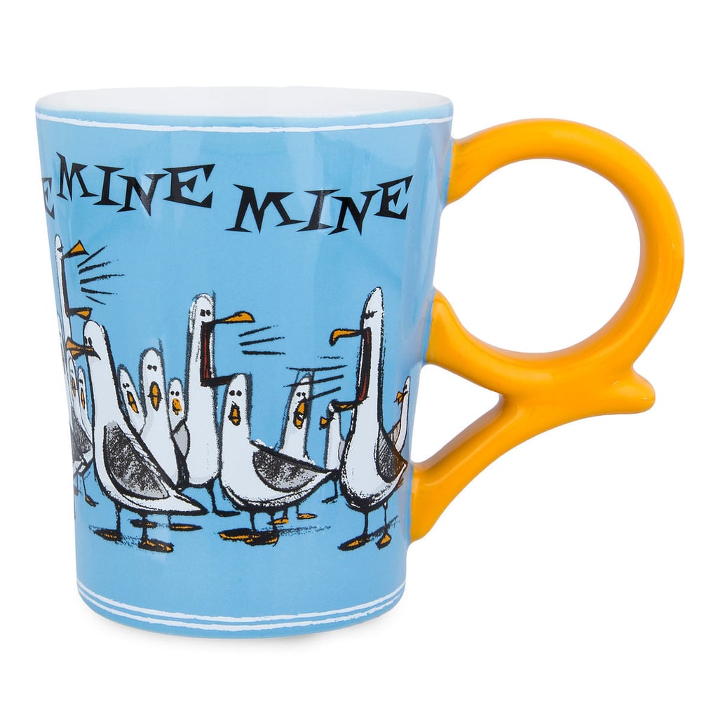 If the lovable birds above the sea were your favourite part of Finding Nemo, this Finding Nemo Seagulls Mug ($17) is definitely for you.