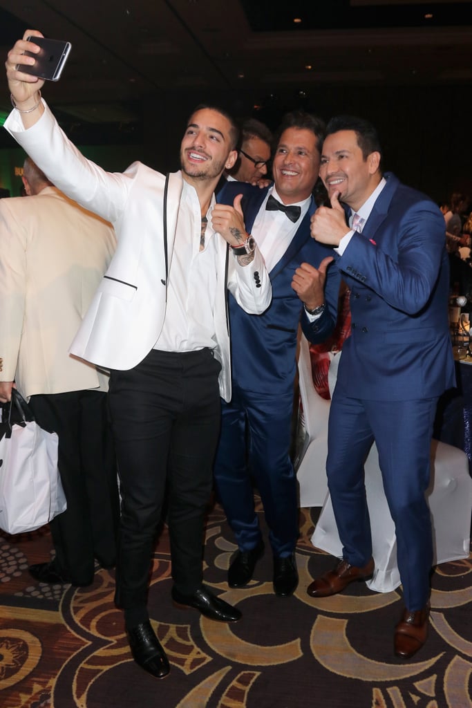 Maluma, Carlos Vives, and Victor Manuelle