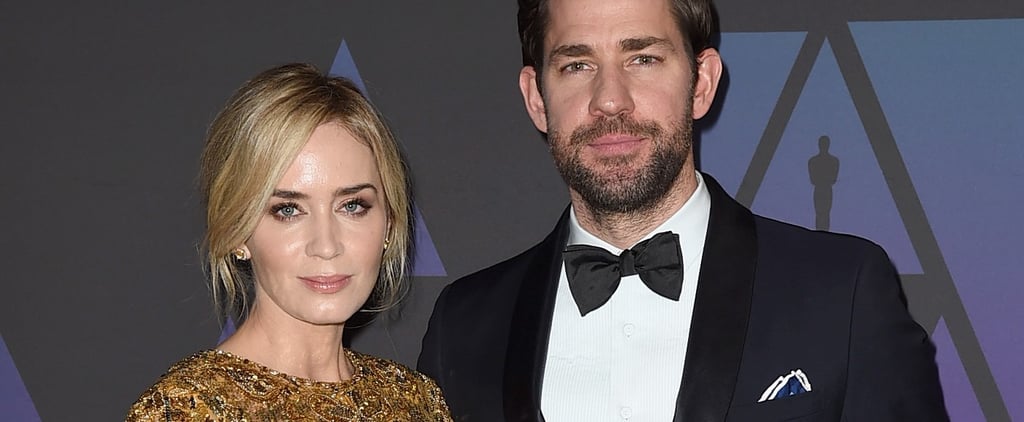 John Krasinski and Emily Blunt at the Governors Awards 2018