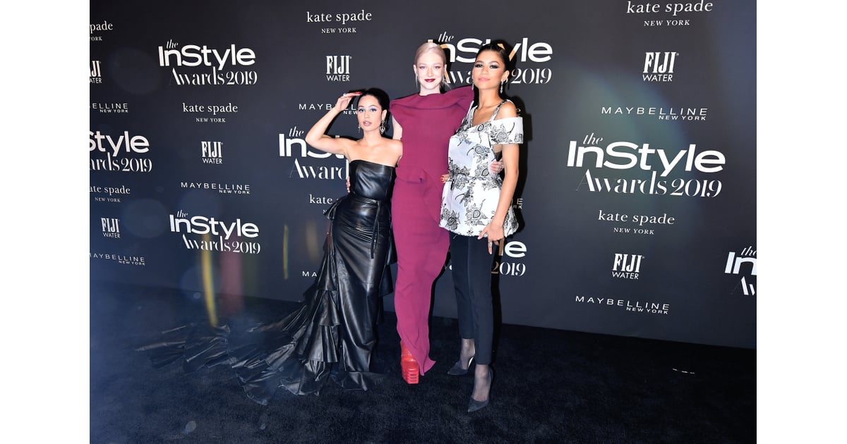 Alexa Demie, Hunter Schafer, and Zendaya at the InStyle Awards 2019