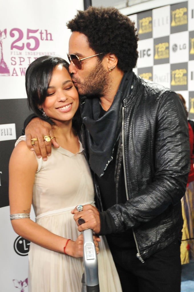 Zoe and Lenny Kravitz Pictures