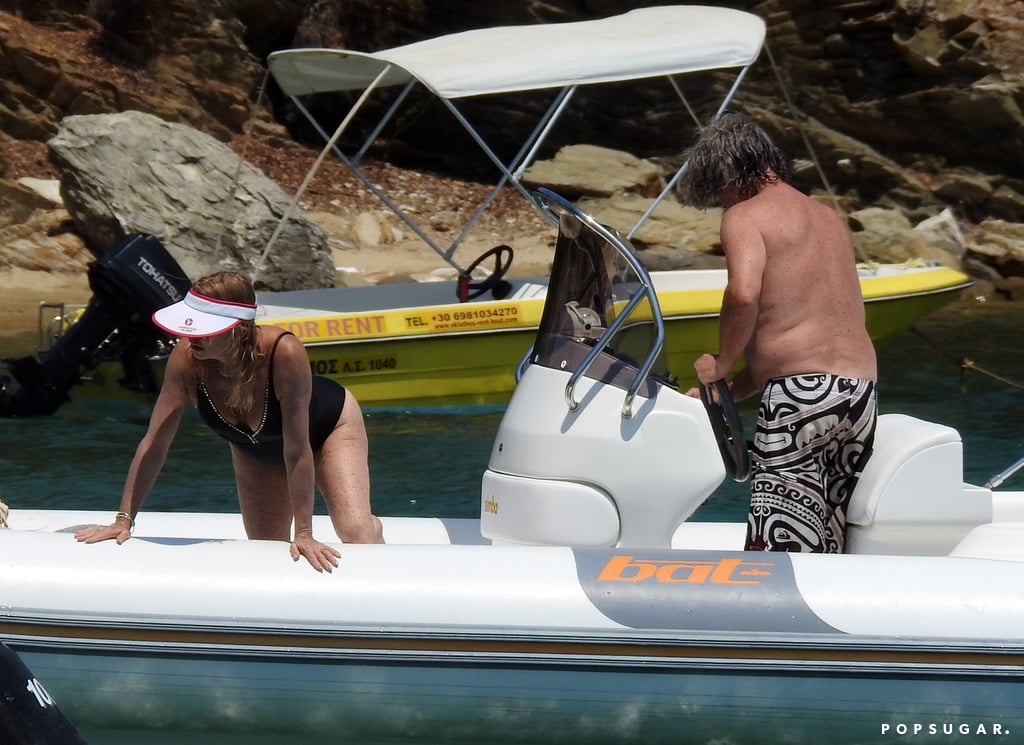 Kurt Russell and Goldie Hawn in Greece Pictures June 2017