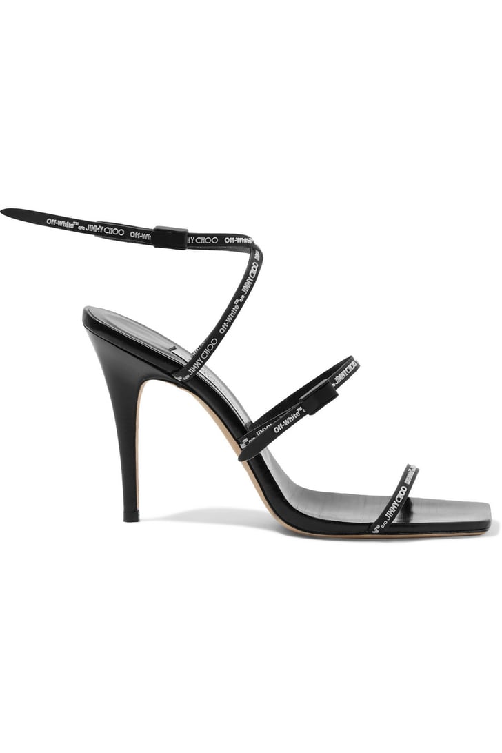 Off-White c/o Jimmy Choo Strappy Sandals | 25 Pairs of Strappy Sandals That  You Can Wear Everywhere This Summer | POPSUGAR Fashion Photo 21