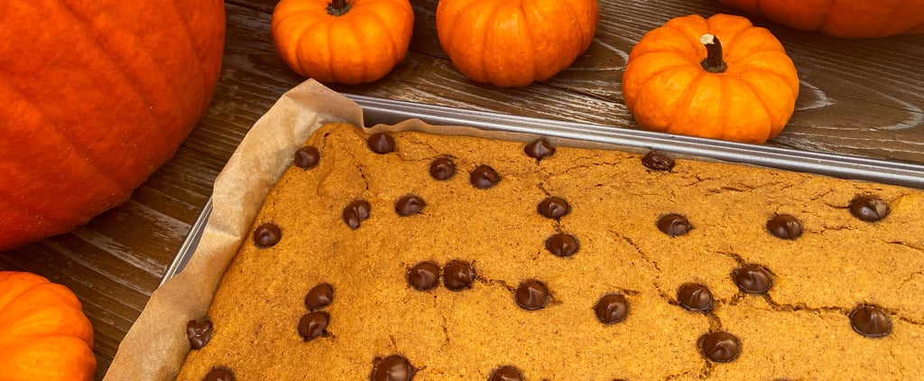 These Protein-Packed Pumpkin-Spice Sheet-Pan Pancakes Are Just 98 Calories Per Square