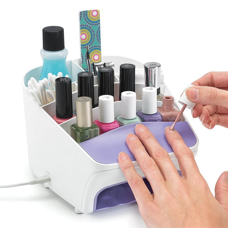 Polder Nail Station ThreeinOne Dryer and Storage Beauty Product