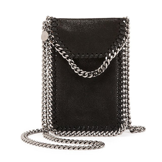 Stella McCartney Crossbody Bag Phone Holder w/Chain Trim ($560)