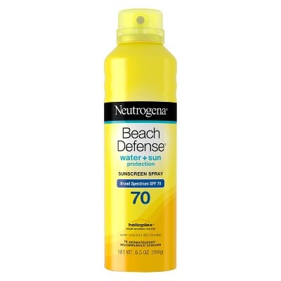 Neutrogena Beach Defense Broad Spectrum Sunscreen Body Spray SPF 70