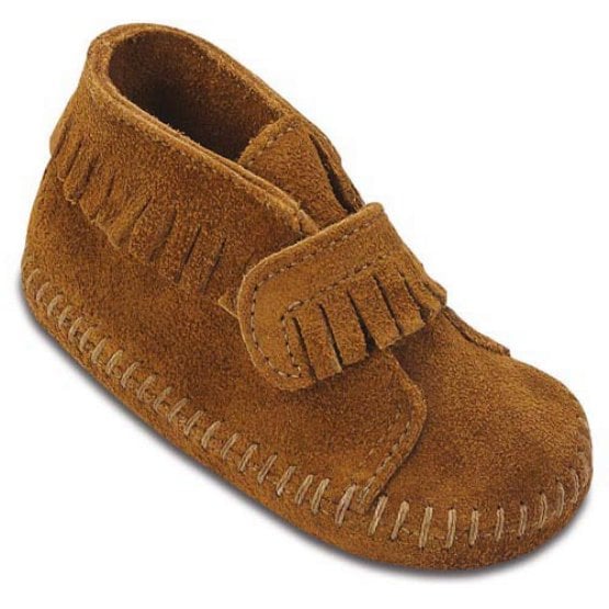 Minnetonka Infant Velcro-Strap Booties