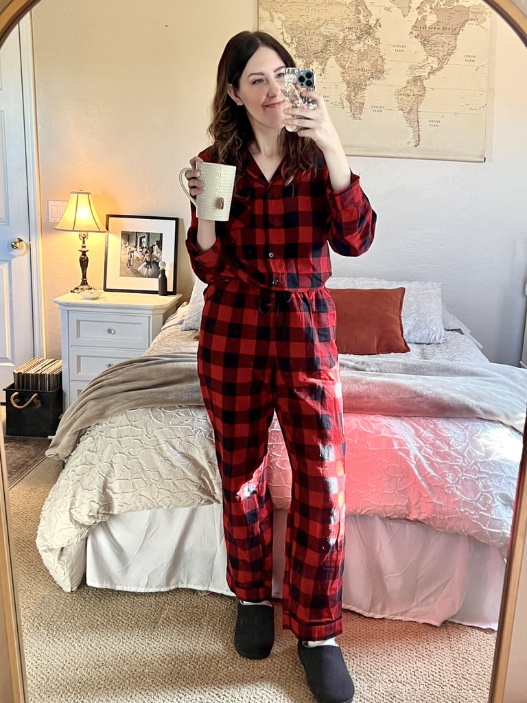 Wondershop Women's Holiday Buffalo Check Plaid Flannel Matching Family Pajama Set