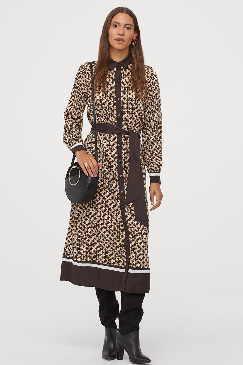 H&M Shirt Dress with Tie Belt