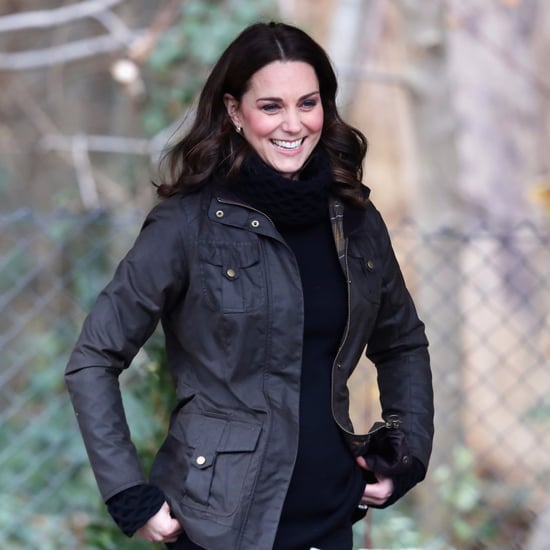 Kate Middleton Wearing Black Turtleneck Sweater
