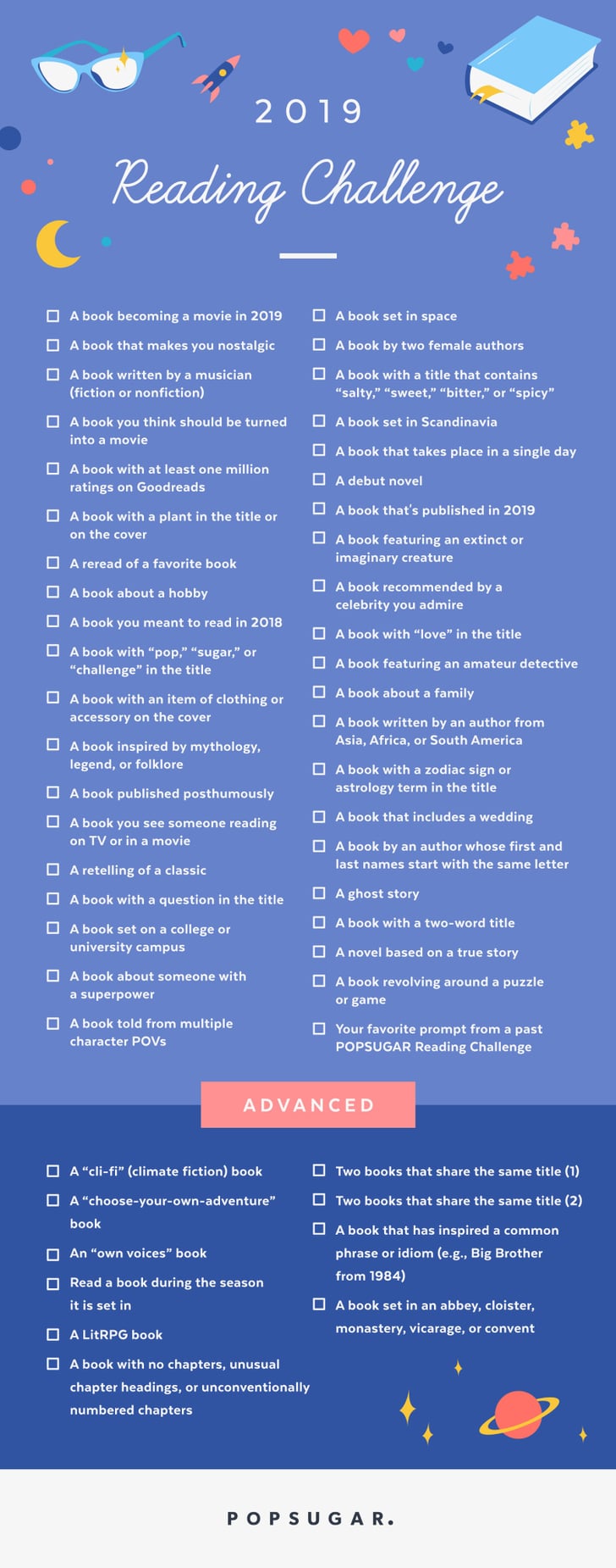 2019 POPSUGAR Reading Challenge