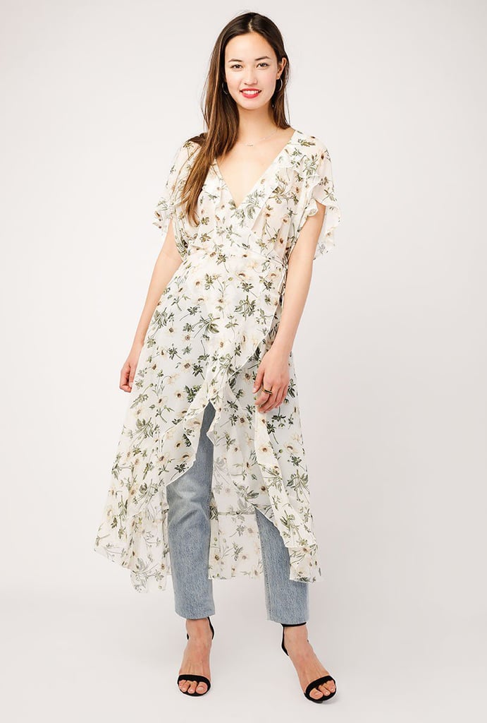 Azalea Warp Kimono Duster Dress