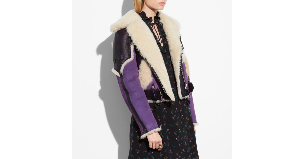 coach aviator puffer jacket
