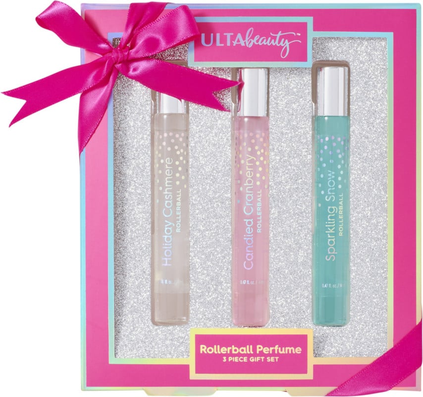 Ulta Rollerball Perfume 3Piece Gift Set Cranberry Makeup and