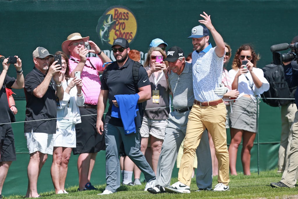 Justin Timberlake With Son Silas at PGA Golf Tour 2019