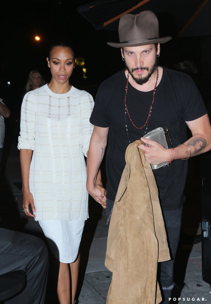 Zoe Saldana and Marco Perego LA Pictures September 2015