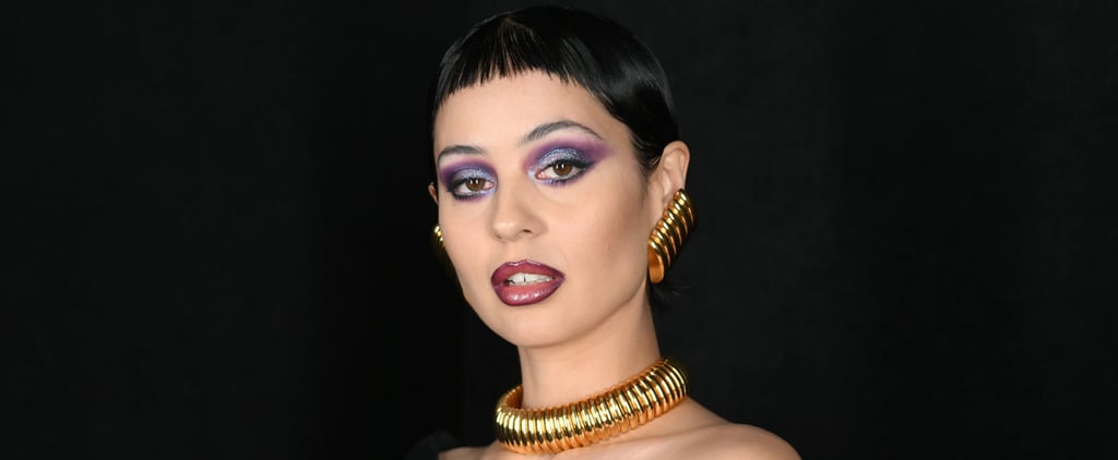 See Alexa Demie's Vampiric Eyeshadow at Paris Fashion Week