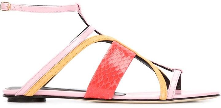 Oscar de la Renta strappy flat sandals